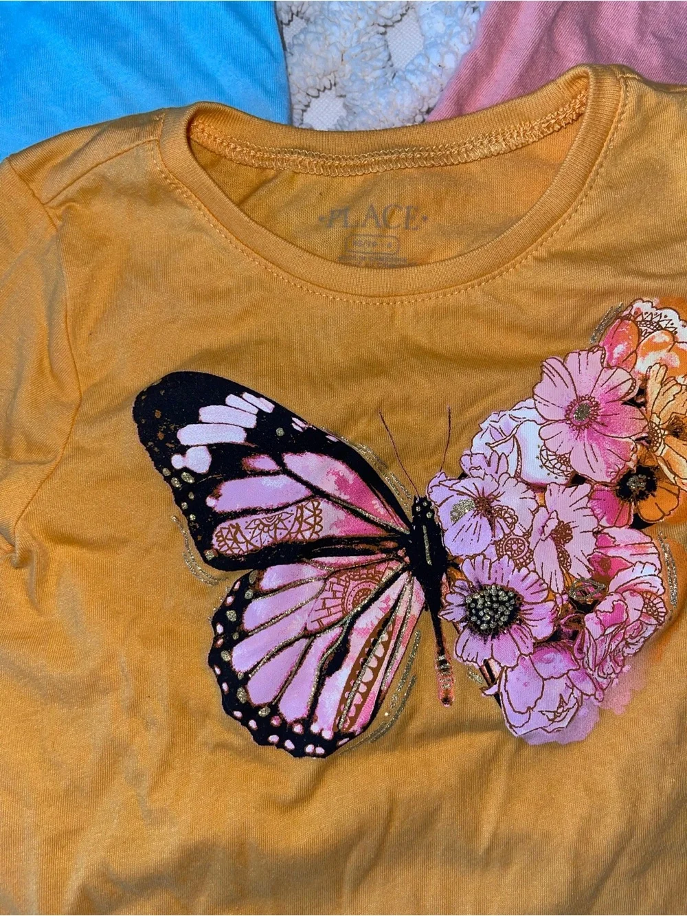 💕🤍Girls' Children’s Place Size 4T Short Sleeve  Graphic Tees💕🤍